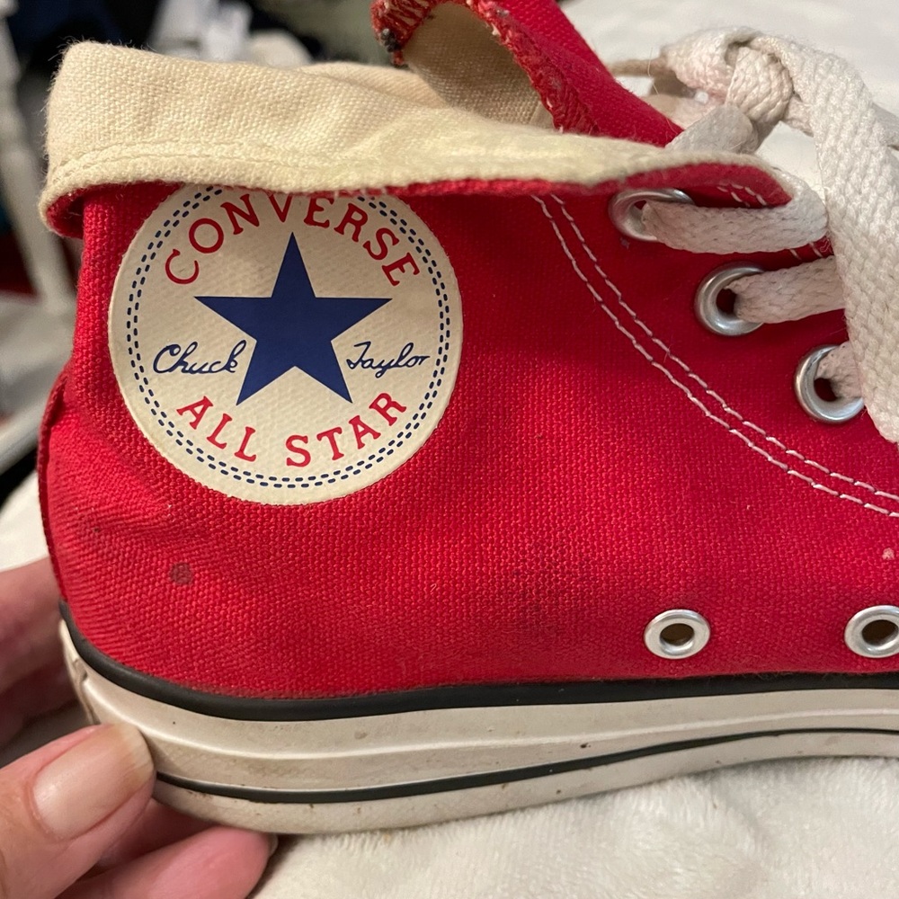 Converse Women's Red Ankle Boots